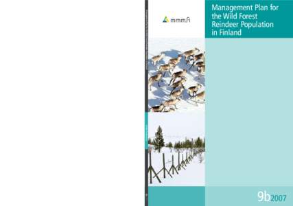 Management Plan for the Wild Forest Reindeer Population in Finland  Publications of Ministry of
