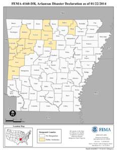 FEMA-4160-DR, Arkansas Disaster Declaration as of[removed]MO Benton  Carroll