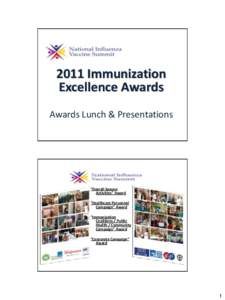 2011 immunization excellence awards