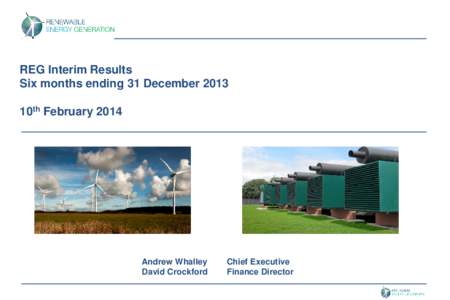 Feed-in tariff / Energy / Sustainability / REG WindPower / Renewable energy / Wind farm / Goonhilly Downs
