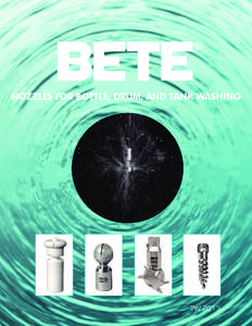 BETE Tank Washing Spray Nozzles