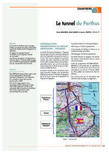 CHANTIERS  Le tunnel du Perthus