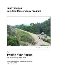 San Francisco Bay Area Conservancy Program Hikers in Glen Canyon Park, San Francisco  The