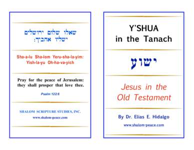 \ylcwry \wlc wlac :]ybha wylcy Sha-a-lu Sha-lom Yeru-sha-la-yim: Yish-la-yu Oh-ha-va-yich  Pray for the peace of Jerusalem: