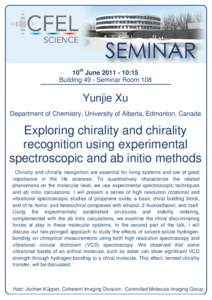 Spectroscopy / Biochemistry / Physical chemistry / Vibrational circular dichroism / Chirality / Circular dichroism / Ab initio quantum chemistry methods / Raman optical activity / Chemistry / Polarization / Stereochemistry