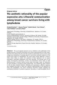 The aesthetic rationality of the popular expressive arts: Lifeworld communication among breast cancer survivors living with lymphedema