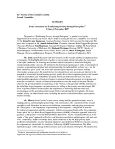 Socioeconomics / Economics / Microfinance / Bottom of the pyramid / Microcredit / Micro-enterprise / Shoaib Sultan Khan / Private sector development / Poverty reduction / Rural community development / Poverty / Development