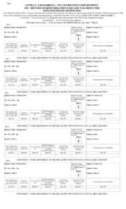 2013  Submit Form ANTIGUA AND BARBUDA - INLAND REVENUE DEPARTMENT F55 - RETURN OF REMUNERATION PAID AND TAX DEDUCTED