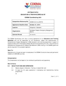 Management / Humanitarian aid / Development / Occupational safety and health / Disaster risk reduction / Federal Emergency Management Agency / Public safety / Emergency management / Disaster preparedness