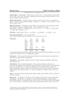 Melanterite / Rhomboclase / Halotrichite / Copiapite / Pyrite / Sulfate minerals / Chemistry / Crystallography