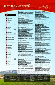 Most connections are  with your valid printed New mexico Rail Runner Express ticket. SYSTEM MAP