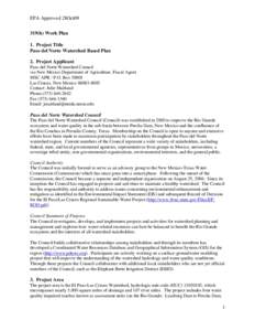 Microsoft Word - USEPA Approved Workplan - Paso del Norte Watershed Based Plan.doc