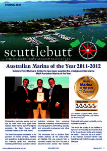 Spring 2011 Spring 2011 scuttlebutt THE SOLDIERS POINT MARINA NEWSLETTER