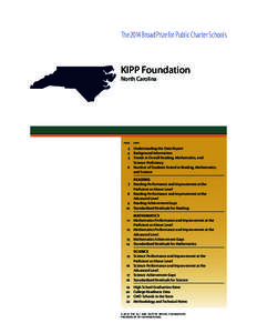 The 2014 Broad Prize for Public Charter Schools  KIPP Foundation North Carolina  	PAGE