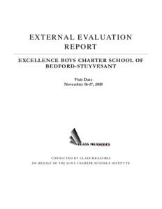 EXTERNAL EVALUATION REPORT