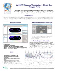 ParaView / Visualization / Infographics / VTK / Computational science / Computer graphics / Scientific modeling / VisTrails / Supercomputer / Software / Computing / Science