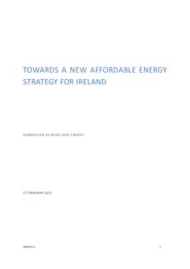 Green Paper on Energy Policy in Ireland