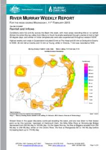 Murray River Operations Report for the Week Ending[removed]