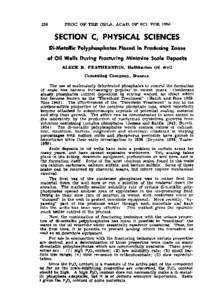 Di-Metallic Polyphosphates Placed in Producing Zones of Oil Wells During Fracturing Minimize Scale Deposits