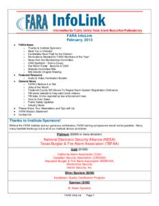 Alarms / Warning systems / Burglar alarm / Alarm devices / Alarm management / False alarm / Monitronics / Central station / Smoke detector / Safety / Security / Prevention