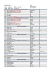 LEIDEN UNIVERSITY COLLEGE THE HAGUE TIMETABLE BLOCK 4, 2016‐2017 Semester 1  Block 1: Autumn break: Block 2: 