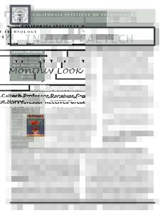 CALIFORNIA INSTITUTE OF TECHNOLOGY June 2008 Issue 4  Monthly Look