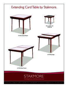 Technology / Containers / Folding table / Carton