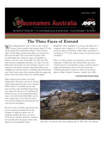 September, 2002  The Three Faces of Everard W