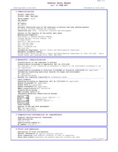 Page 1/5 Safety Data Sheet acc. to OSHA HCS