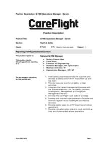 Risk management / Actuarial science / CareFlight International Air Ambulance / Occupational safety and health / Health and Safety Executive / Safety culture / Decision making / Safety / Risk / Management