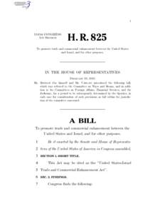 I  114TH CONGRESS 1ST SESSION  H. R. 825
