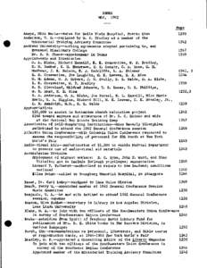 INDEX MiY, 1962 Page Anaya, Miss Maria--nurse for Bella Vista Hospital, Puerto Rico Anderson, V. G.--replaced by W. P. Bradley as a member of the Ministerial Training Advisory Committee