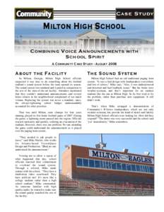 Milton High School (R2, R.5) Aug08