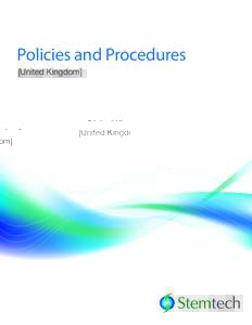 Policies and Procedures [United Kingdom] T