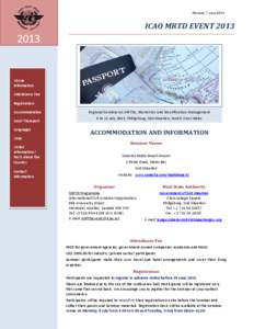 Revised, 7 June[removed]ICAO MRTD EVENT[removed]