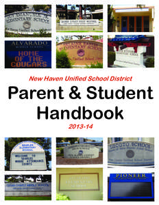 New Haven Unified School District  Parent & Student Handbook[removed]