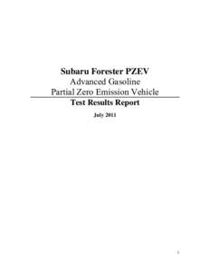 Microsoft Word - RDIMS-#[removed]v20-TEST_RESULTS_REPORT_-_SUBARU_FORESTER_PZEV.DOC