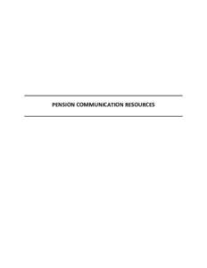 Microsoft Word - Pension Communication Resources