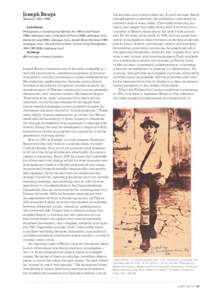 Joseph Beuys German, 1921–1986 Exhibitions Photography in Contemporary German Art: 1960 to the Present (1992; catalogue, tour), In the Spirit of Fluxus (1993; catalogue, tour), Duchamp’s Leg (1994; catalogue, tour), 