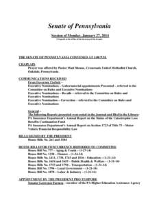 Bill / Law / Public law / Standing Rules of the United States Senate /  Rule XI / United States Congress Joint Committee on Enrolled Bills / Standing Rules of the United States Senate / United States Senate / Government
