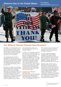 Veterans Day in the United States  U.S. Holidays U.S. Department of State Bureau of International Information Programs