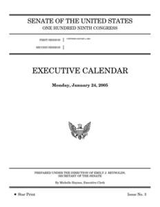 [Carlos M. Gutierrez (C. 1)] Ordered, That at 3:00 p.m. on Monday, January 24, 2005, the Senate proceed to executive session to consider the nomination of Carlos M. Gutierrez, of Michigan, to be Secretary of Commerce; p
