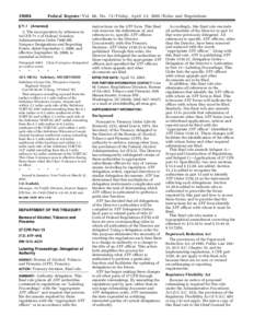 19084 § 71.1 Federal Register / Vol. 66, No[removed]Friday, April 13, [removed]Rules and Regulations  [Amended]