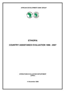 Microsoft Word - ETHIOPIA - Country Assistance Evaluation[removed]doc