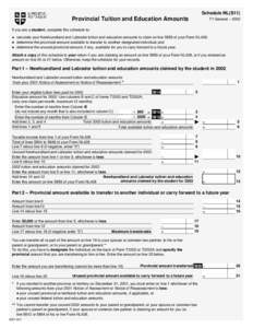 Tuition payments / Americas / British North America / Newfoundland and Labrador / Tuition fees in the United Kingdom