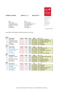 offizieller Turnierplan  Bambi Gr.1 + 2 Gr.1 EHC Lustenau