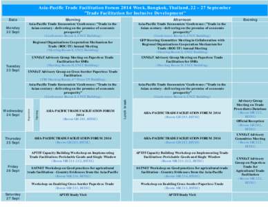 Microsoft Word - Schedule of the week -revised2.doc