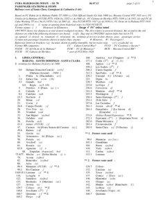 CUBA RAILROADS (WEST) – SL 78 PASSENGER STATIONS & STOPS Railways west of Santa Clara, Camajuani & Caibarién (1-44)