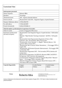 Curriculum Vitae Europass