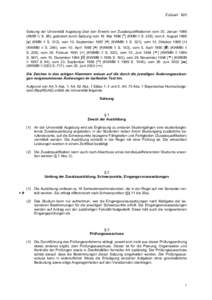 ZuQuali 620  Satzung der Universität Augsburg über den Erwerb von Zusatzqualifikationen vom 30. Januar[removed]KMBl II, S. 98), geändert durch Satzung vom 16. Mai 1986 [*] (KMBl II S. 226), vom 6. August[removed]x] (KMBl 